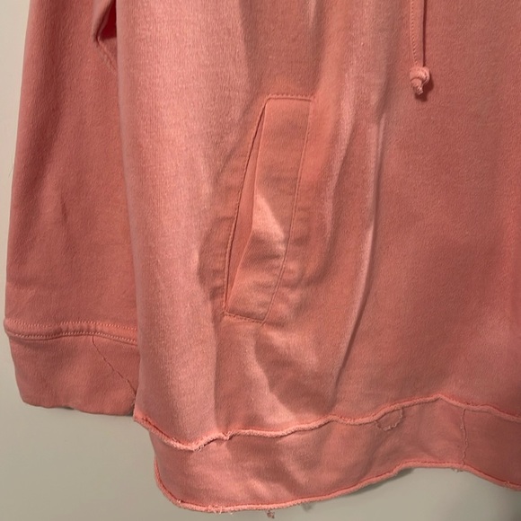 NWT Wonderly Studio Pink Peony Adore Texture Hooded Sweatshirt - Picture 5 of 16